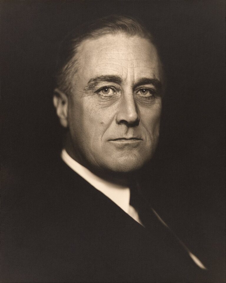 portrait of President Franklin Roosevelt