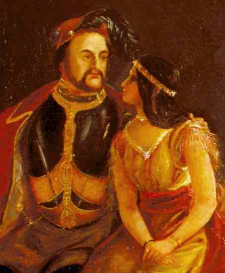 Pocahontas and John Rolfe