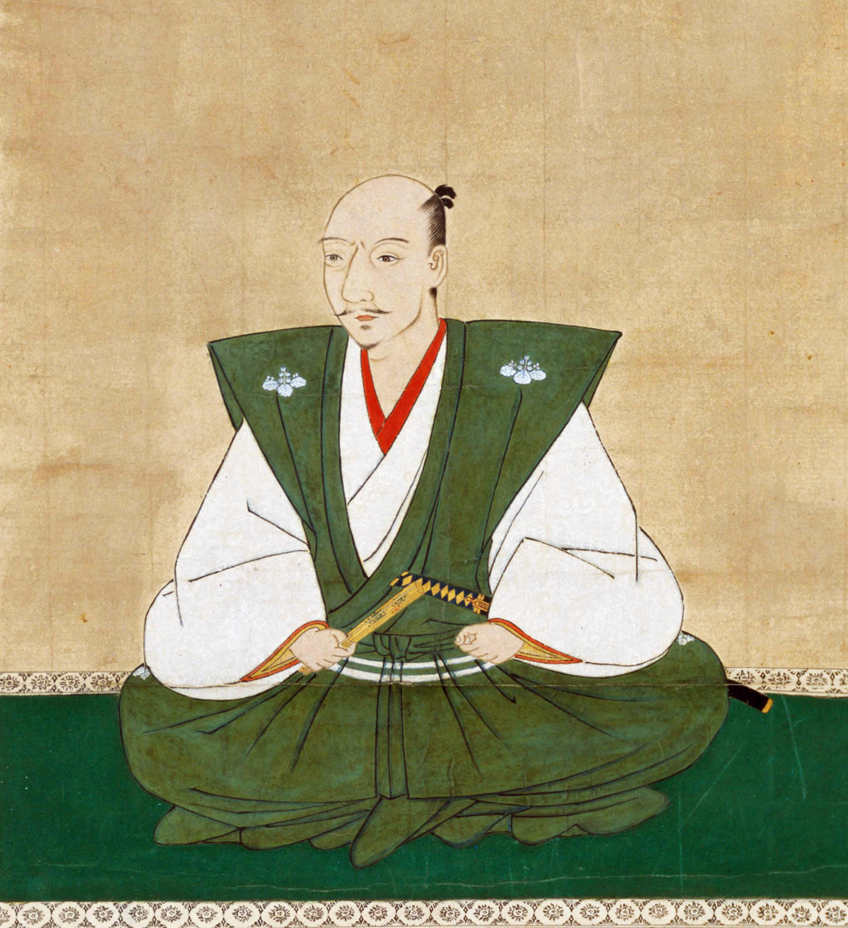 portrait of Lord Oda Nobunaga, whom had a unique and faithful bond with Yasuke