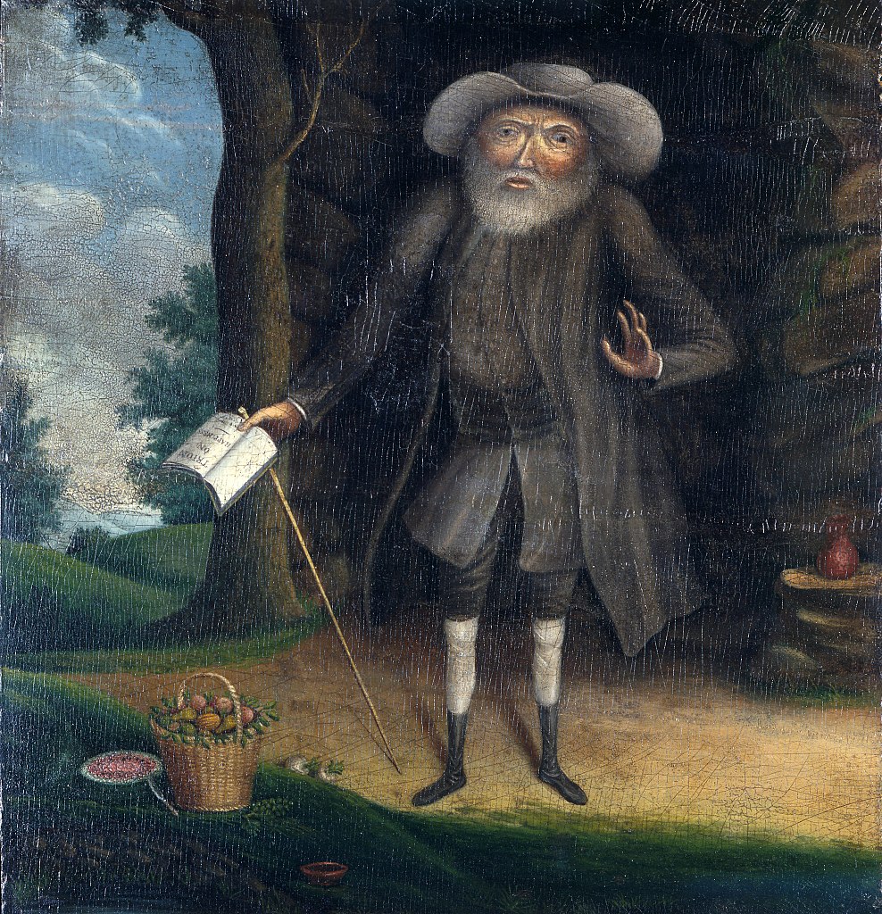 portrait of Benjamin Lay painted by William Williams in 1790