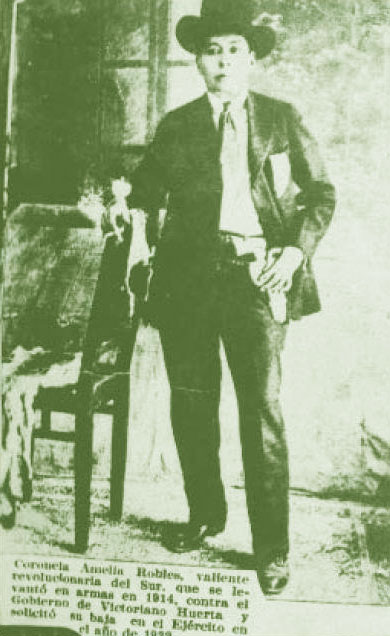 Amelia or Amelio Robles Avila, one of the soldaderas in the Revolutionary Army of the South